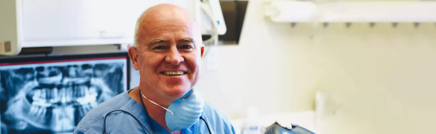 Bryn Casson at the dental practice